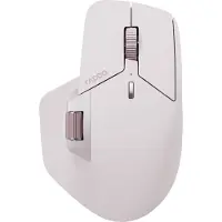 Rapoo MT760L, rechts, Optisch, RF Wireless + Bluetooth, 3200 DPI, Pink