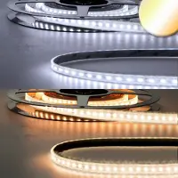 ISOLED LED CRI923/950 Flexband Streifen, 24V, 10W/10W, IP68, weißdynamisch, 240 LED/m