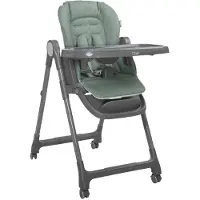 Lorelli Kinderhochstuhl Chef 3 in 1 klappbar Kinderstuhl Booster-Sitz Fußstütze grün