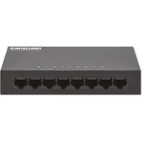 Intellinet 8-Port Fast Ethernet Office Switch, Metall, Desktop, IEEE 802.3az (Energy Efficient Ethernet), Fast Ethernet (10/100), Vollduplex