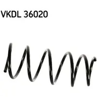 Skf Fahrwerksfeder VKDL 36020 für Renault Kangoo Rapid