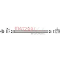 METZGER Bremsschlauch 4111522