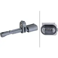 Hella Sensor Raddrehzahl 2-polig Hallsensor für u.a. SKODA OCTAVIA