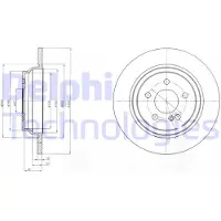 Delphi Bremsscheibe BG4298C