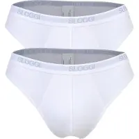 Sloggi Minislip "Men Basic", Herren, Gr. 5, Single Jersey, weiß, Single Jersey, Obermaterial: 94% Baumwolle, 6% Elasthan, unifarben, körpernah, Unterhosen Minislip, elastischer, weicher Taillenbund