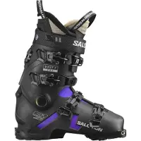 Salomon - All-Mountain-Skischuhe - Shift Pro 90 AT GW W Black/Ultra Violet für Damen aus Wolle - Größe 36 2/3-37 - schwarz