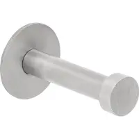 Alles im griff Mantelhaken Pirwa 1 mit Platte ø 30 mm, Tiefe 52 mm, Edelstahl gebürstet