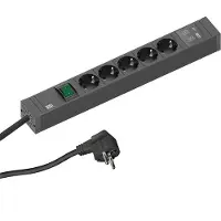 Bachmann 420.0211 CONNECT LINE 5xCEE7/3 1xSchalter 1xUSB A/C 22W 2,0m 4200211
