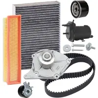 RIDEX Inspektionspaket Filterset für RENAULT CLIO II (BB0/1/2, CB0/1/2) KANGOO (KC0/1) KANGOO Express (FC0/1) CLIO II Kasten (SB0/1/2) Thalia I (LB)