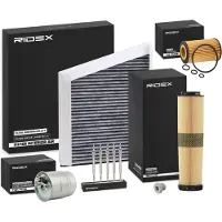 RIDEX Inspektionspaket Filterset passend für MERCEDES-BENZ E-Klasse Limousine (W211) E-Klasse T-modell (S211)