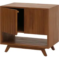 OEM Teak Waschbeckenunterschrank, hochwertig, 61x65x40cm, Kernholz