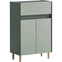 MÖBELPARTNER Unterschrank Lovis BxHxT 56.9 x 90.3 x 33 cm waldgrün/pistazie