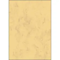 Sigel Mamor-Papier, DIN A4, 200 g/m², 50 Blatt, FSC Mix Credit, sandbraun