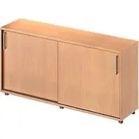 Schäfer Shop Schiebetürenschrank TETRIS WOOD, 2 OH, B 1600 mm, Höhe inkl. Gleiter, Buche-Dekor