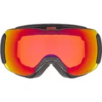 Uvex Skibrille Downhill 2100 CV S2 Unisex Black / Mirror Scarlet