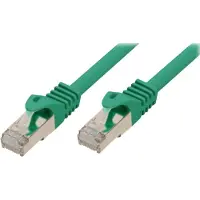 Shiverpeaks RJ45 Patchkabel m. CAT 7 Rohkabel PIMF grün 7,5m