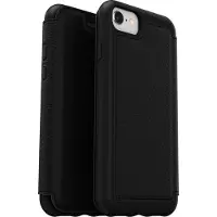 Otterbox Apple iPhone SE (2022 / 2020) / 8 / 7 Hülle - Echtes Leder - - Klapphülle - Schwarz