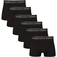 Bamboo Basics Herren Boxer Shorts, 6er Pack - LIAM Trunks, atmungsaktiv, Jersey