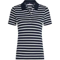 Tommy Hilfiger Poloshirt 1985 WW0WW43225 Dunkelblau Slim Fit 42