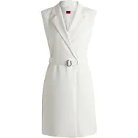 HUGO Komea 10218228 01 Kurzes ärmelloses Kleid
