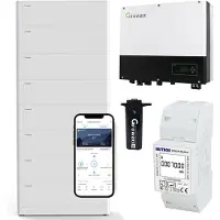 Growatt SPH3600 3,6kW Hybrid Wechselrichter mit 20.4kWh Solarspeicher-Set