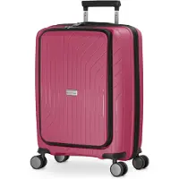 Hauptstadtkoffer TXL - Laptop-Koffer, leichter Handgepäck-Koffer mit LaptopTasche Bordgepäck 55x40x23 cm, Business-Trolley 4 Rollen Hand Luggage TSA 40L,Berry
