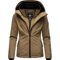 MARIKOO Outdoorjacke "Erdbeere" mit Kapuze sportliche Funktionsjacke mit Kapuze