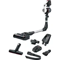 Bosch BSS715CARP, 2-in-1-Stabstaubsauger, Beutellos, Schwarz, Silber, Weiß, 0,3 l, Trocken, Filterung