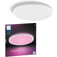Philips White and Color ambiance Tento rundes WCA LED-Deckenpanel 54,2 cm weiß, Bluetooth/Zigbee, Weiß, Multi, 2000 K, 6500 K, 25 W
