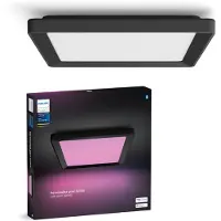 Philips Hue LED-Panel 'Hue Tento' dimmbar 10,6 W 1100 lm RGB - tunable white 29,5 x 3,7 x 29,5 cm