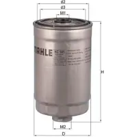 MAHLE ORIGINAL Mahle Kraftstofffilter KC 181