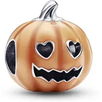 Pandora 792291C01 Charm Silber Leuchtender Kürbis