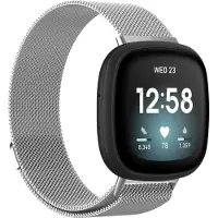 Cover-Discount Fitbit Versa / Sense - Milanese Armband silber