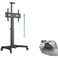 Multibrackets 5834, 81,3 cm (32"), 190,5 cm (75"), 200 x 200 mm, 800 x 500 mm, Aluminium, Stahl, Schwarz