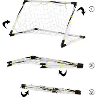 CB Toys Faltbarer Fußball 90x59x59 Cm Durchsichtig Durchsichtig One Size