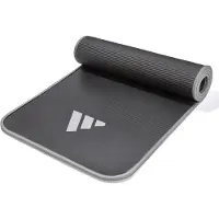 Adidas Trainingsmatte, 10 mm, Grau