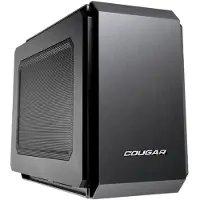 Cougar QBX Mini-ITX-Gehäuse - schwarz Mesh Window