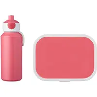 Mepal Pausenset Campus (Trinkflasche Pop-up + Brotdose) - rose