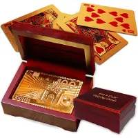 Mikamax - Gold Playing Cards Giftbox
