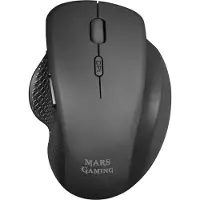 Mars Gaming MMWERGO, rechts, Mechanisch, RF Wireless, 3200 DPI, Schwarz