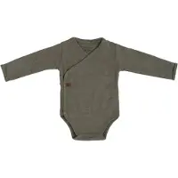 Babys Only Baby Body Langen Ärmeln Melange Khaki - 62
