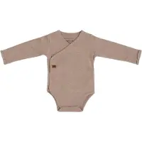 Babys Only Baby Body Langen Ärmeln Melange Clay - 56