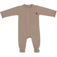 Babys Only Strampler Mit Füßen Melange Clay - 68
