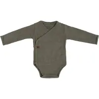 Babys Only Baby Body Langen Ärmeln Melange Khaki - 56