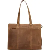 Hide & Stitches Idaho Eclipse Laptoptasche braun