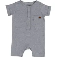 Babys Only Strampler Kurzer Ärmeln Melange Grau - 62