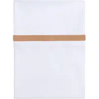 Babys Only Baby Bettlaken Gewebtes Band Caramel/Weiß