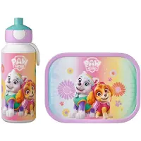 Mepal Brotdose + Wasserflasche Kinder Pausenset - Paw Patrol Girls