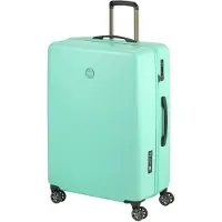 Princess Traveller PT-01 Deluxe – Großer Koffer – Pacific Mint – 78 x 52 x 29 cm – 99 l Reisekoffer mit Rollen – TSA-Schloss