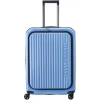 Delsey PARIS Securitime Zip Expandable F / O 4 Double Rolls Trolley 65 Lavenderblue hellblau 66cm